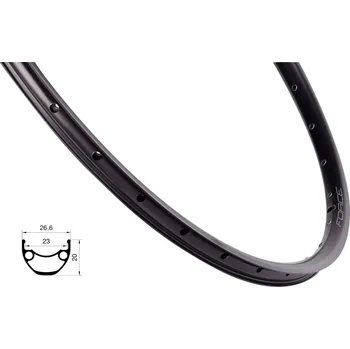 Ráfek na kolo ráfek FORCE XC DISC 622x23, 36děr, černý