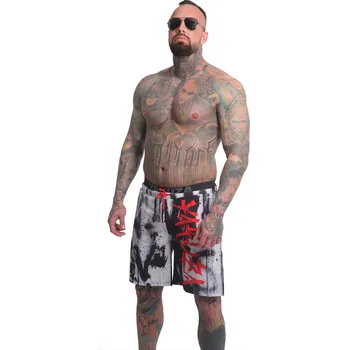 Pánské kraťasy Pánské šortky Horned FU Board Shorts - 3XL