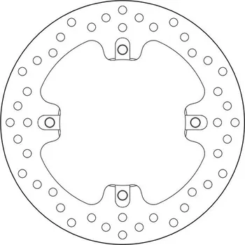 Brzdový kotouč Brzdový kotouč BREMBO Oro Fix - 68B407J1 68B407J1