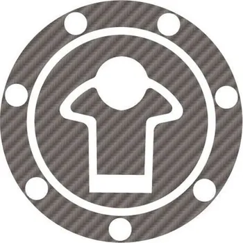 Ochranné nálepky na víčko nádrže PUIG X-TREME 8405C karbonový vzhled KTM Duke 390 2013-2021