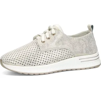 Dámské polobotky Robel dámské kožené polobotky - béžovo zlaté