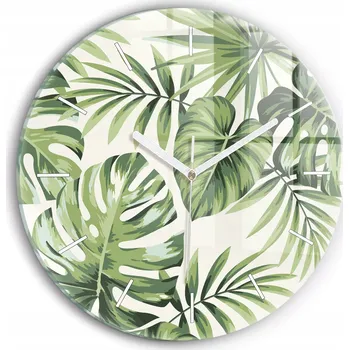 Hodiny Nástěnné hodiny Wallfluente, odstíny zelené, 30 cm