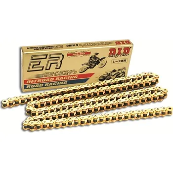 Řetězová sada pro motocykl Street závodní řetěz D.I.D Chain 520ERV7 120 L Zlatá/Zlatá KAWASAKI KX 250 F 2011-2020