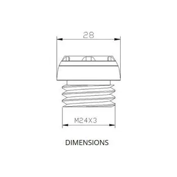 Zátka oleje PUIG TRACK 20346O zlatá KTM Supermoto 990 (R,T) 2008-2013
