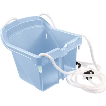 Dětská houpačka MOCHTOYS Houpačka pro nejmenší (pastelově modrá)