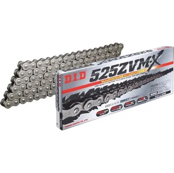 Řetězová sada pro motocykl řetěz 520ZVMX, D.I.D. - Japonsko (barva černá, 98 článků vč. spojky ZJ) DUCATI SP 851 1990-1992