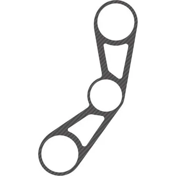 Ochranné nálepky na "brýle" PUIG X-TREME 5400C karbonový vzhled 5400C