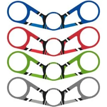 Ochranné nálepky na "brýle" PUIG RADIKAL 20829U šedá SUZUKI GSX-S 1000 2022-2021