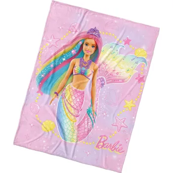 deka Dětská deka Barbie Mořská Princezna 150x200 cm