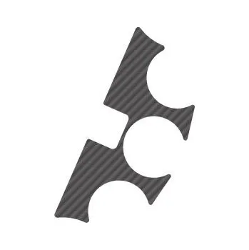 Ochranné nálepky na "brýle" PUIG X-TREME 9102C karbonový vzhled 9102C