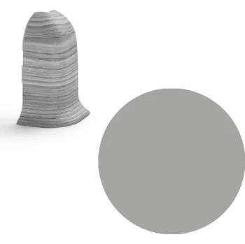 Podlahová lišta SALAG AP28 vnější růžek k soklové liště NGF56, PVC šedá, 56 mm, 1 ks