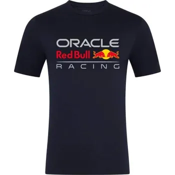 Pánské tričko Volnočasové tričko Oracle Red Bull Racing s logem tmavě modré CORE M