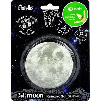 Bezpečnostní kamera Fluorescenční nálepka MĚSÍC 3D, 8,5 cm FIORELLO GR-GW06