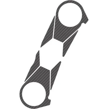 Ochranné nálepky na "brýle" PUIG X-TREME 4229C karbonový vzhled KAWASAKI ZX-10R Ninja 2006-2010