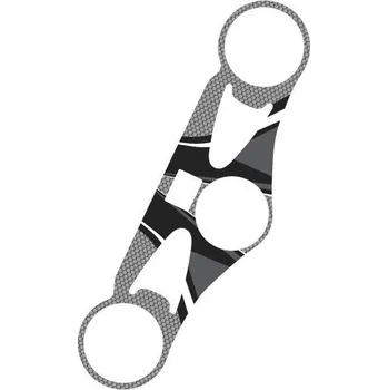 Ochranné nálepky na "brýle" PUIG RADIKAL 6964U šedá HONDA CBR 1000 RR Fireblade 2008-2016