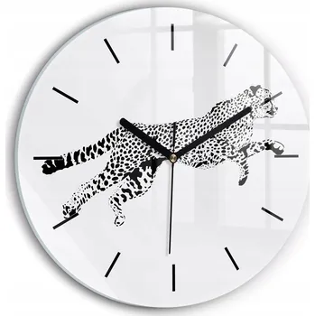 Hodiny Nástěnné hodiny Wallfluente černé 30 cm