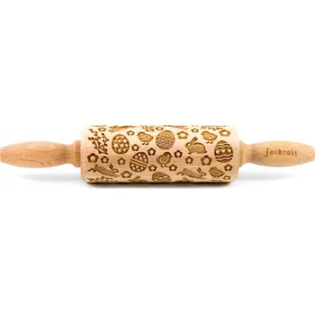 Váleček na těsto Dřevěný Váleček na pečení pro děti Velikonoce velikonoční mix zajíčků