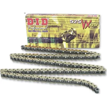 Řetězová sada pro motocykl VX série X-Kroužkový řetěz D.I.D Chain 525VX3 108 L TRIUMPH TT 600 2000-2003