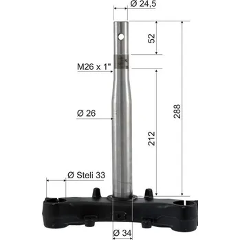 Hlavové složení přední vidlice RMS 121570491 121570491