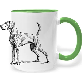 Hrnek - Výmarský ohař 2 Barva: Zelená