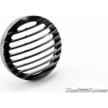 Ochranný kryt světlometu CUSTOMACCES MAX FAR001N černý HARLEY DAVIDSON XL Sportster Custom 1200 1996-2019