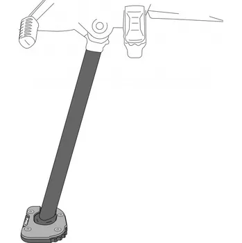 Prodloužení stojánku PUIG 21363N černý s standardním zavěšením 21363N
