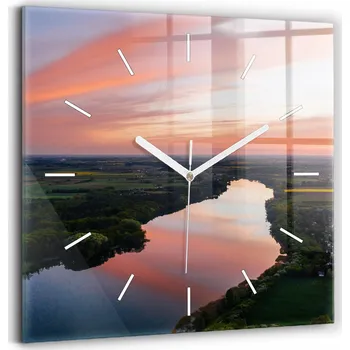 Hodiny Nástěnné hodiny Wallfluent černé 30 cm