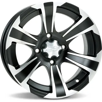 ITP SS312, 14x6 (4+2) Matte Black w/ Machined 4/156 POLARIS RZR 800 2008-2014