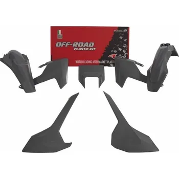 sada plastů Husqvarna, RTECH (limitovaná edice QUANTUM GREY, šedá, 5 dílů) HUSQVARNA TE 150 2017-2017