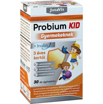 JutaVit Probium Kid + Inulin (30 Žuvacia tableta)