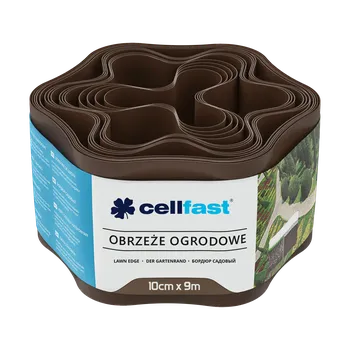 Zahradní obrubník Okraj zahradního trávníku 10 cm 9 m [hnědý]