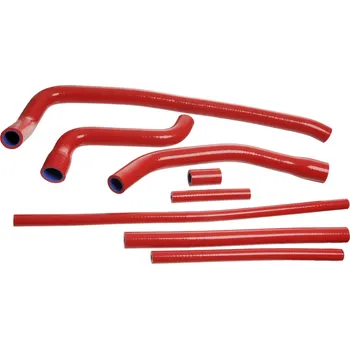 sada silikonových hadic vodního chlazení, červená 8ks WM031 red