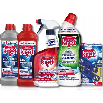 Univerzální čisticí prostředek Kret granule pro zprůchodnění potrubí 1l