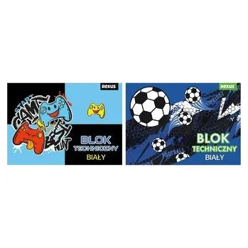 Set školních potřeb Blok techniczny A4/10K biały No name-chłopiec mix