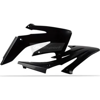 Spoilery chladiče POLISPORT 8410300002 (pár) černý HONDA CRF 250 R 2004-2009