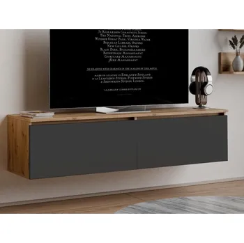 Televizní stolek ASKO - NÁBYTEK Asko Living Závěsná TV skříňka Dub artisan/antracit