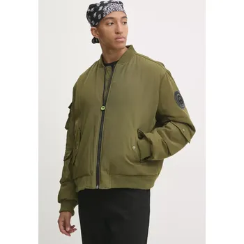 Bomber bunda Barrow zelená barva, zimní, F4BWUAJK003 91X, vel. 52