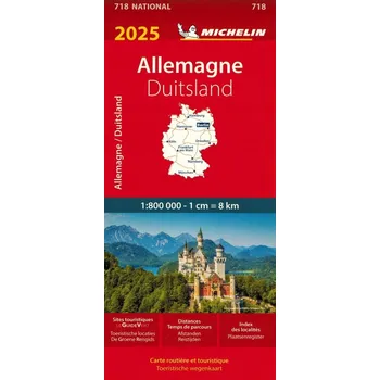 NIEMCY mapa 1:750 000 MICHELIN 2023 Kolektiv autorů