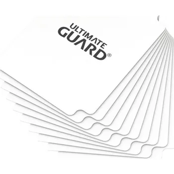 Sběratelská karetní hra Oddělovač na karty Ultimate Guard Card Dividers Standard Size White - 10 ks
