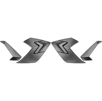 Helma na motorku čelní kryty ventilací spodní boční a vrchní pro přilby Integral 3.0, CASSIDA - ČR (černé, sada) KIT UP FRONT VENT INTEGRAL 3.0