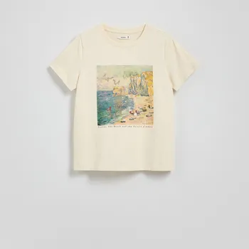 Reserved - Tričko s potiskem - tělová - 942ED-02X - 942ED-02X-L