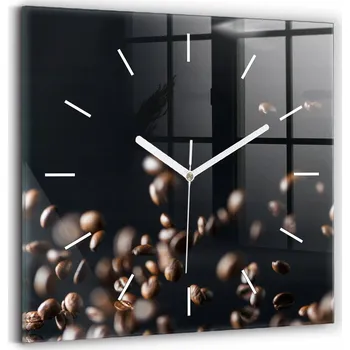 Hodiny Nástěnné hodiny Wallfluent černé 30 cm