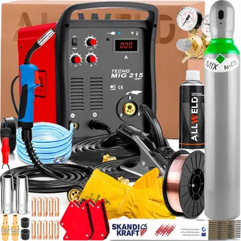 Svářečka Svářečka IDEAL TECNO MIG 215 230V 200A MIG/MAG MMA FLUX pro ocel a hliník