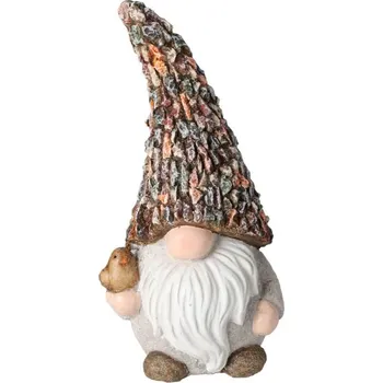 PROGARDEN Zahradní trpaslík dekorace 31 cm s ptáčkem KO-095752300ptak