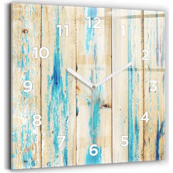 Hodiny Nástěnné hodiny Wallfluent bílé 30 cm