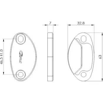 Kryty zrcátek PUIG 3847N černý 3847N