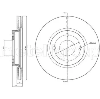 Brzdový kotouč Brzdový kotouč METELLI 23-1259C