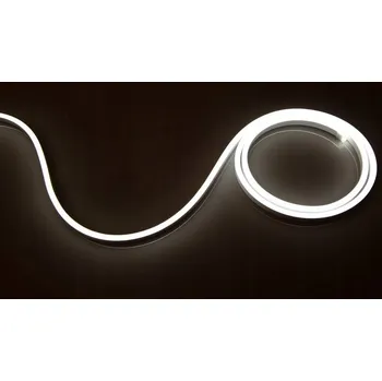 LED osvětlení NEON LED pásek 12V 8x16 PVC 1M BÍLÁ STUDENÁ IP67