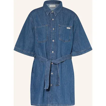 Dámské šaty Calvin Klein Jeans Dámské Džínové Šaty, tmavě modrá, 36