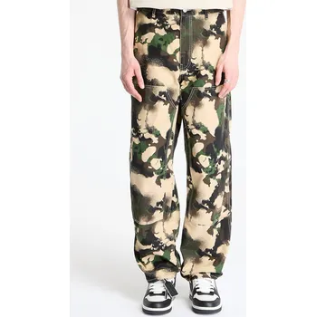 Pánské kalhoty Kalhoty A BATHING APE Map Camo Relaxed Fit Work Pants UNISEX Green L